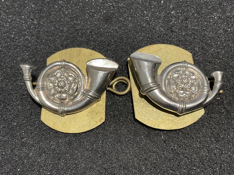 K.O.Y.L.I white metal collar badges