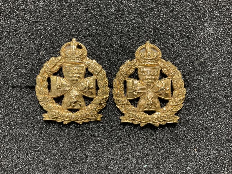 Inns of Court Regiment O.T.C collar badges