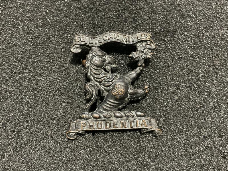 Canadian 56th Liscar Rifles collar badge