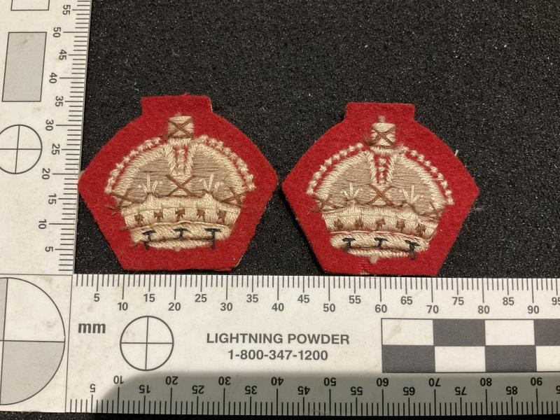 WW2 British/ Commonwealth majors rank crowns