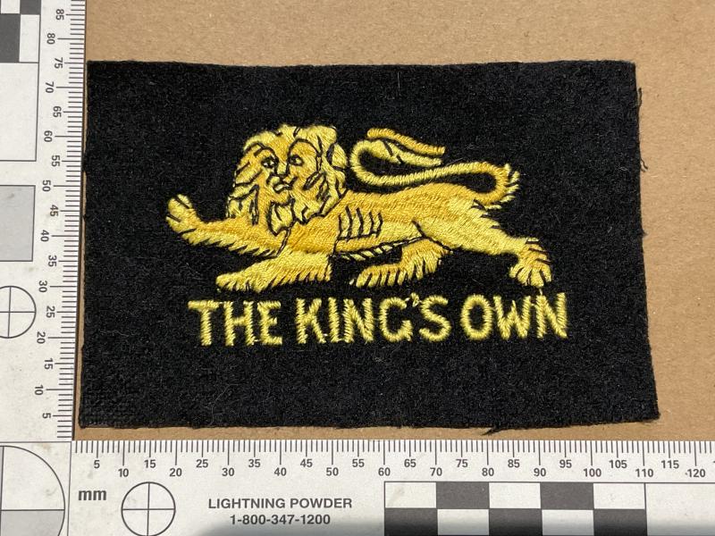 Kings Own Royal Border Regiment blazer badge