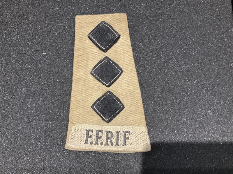 WW2 Indian Army Captains F.F.RIF shoulder slide