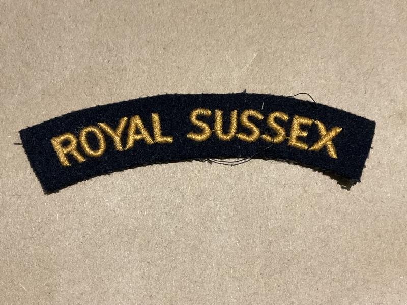 ROYAL SUSSEX cloth title