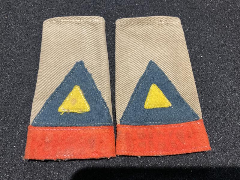WW2 South African Armoured Division shoulder slides