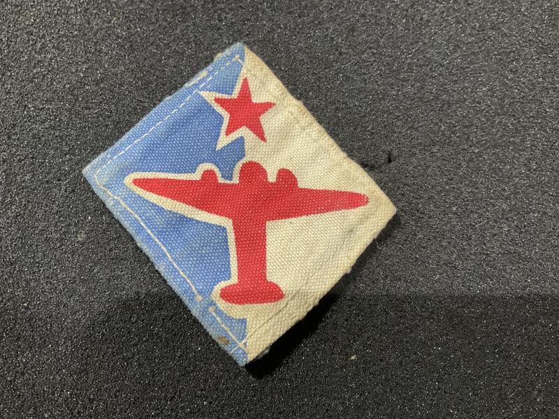 WW2 Indian Army Air Formation Signals formation sign
