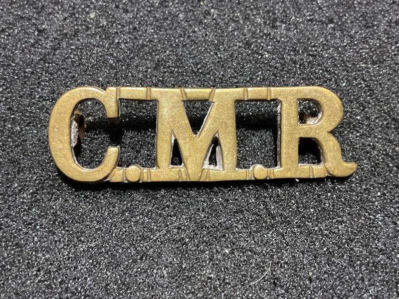 WW1 C.M.R (Canadian mounted rifles) shoulder title