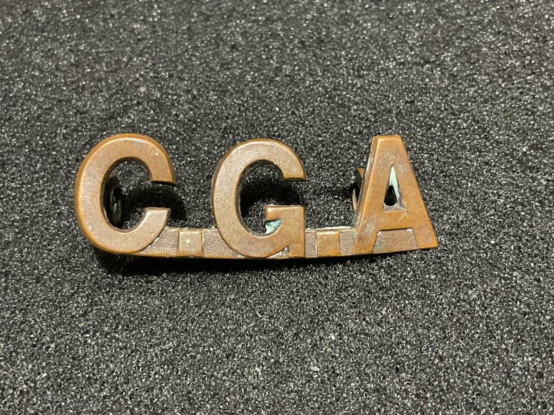 WW1 1918 dated C.G.A (Canadian Garrision Artillery )title
