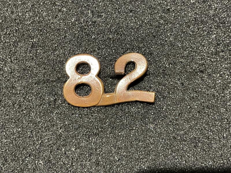 1915 dated 82nd Infantry Battalion shoulder title