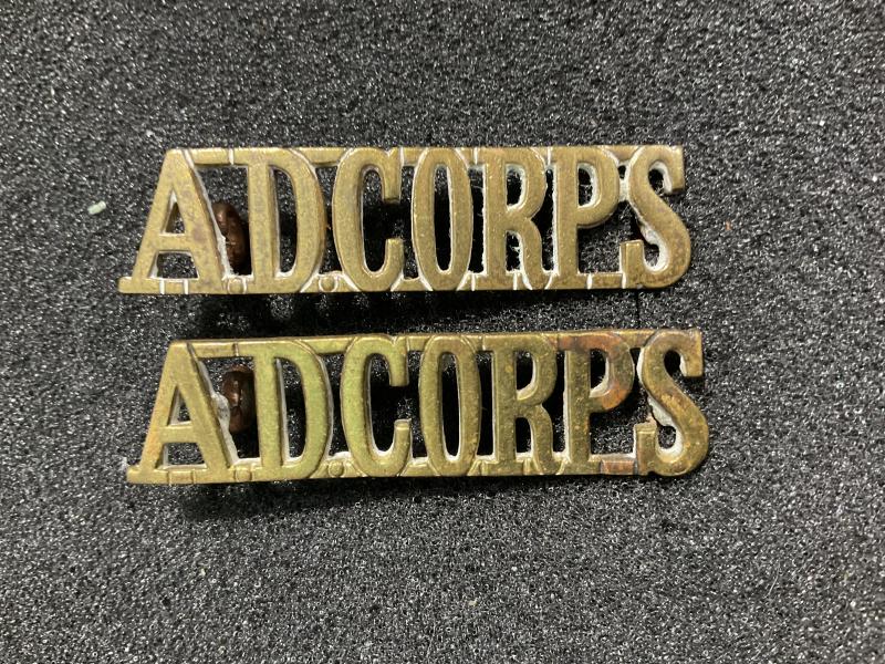 WW2 Army Dental Corps shoulder titles