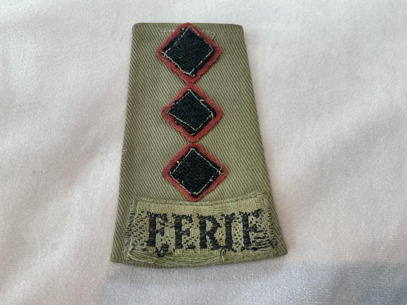 WW2 F.F.RIFLES Captains rank slide