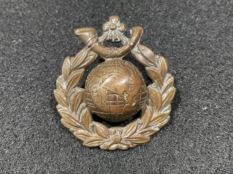 Gradia Militaria | WW1 R.M.L.I other ranks brass cap badge