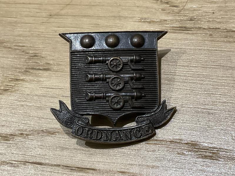 Boer/ WW1 Army Ordnance Corps O.S.D cap badge