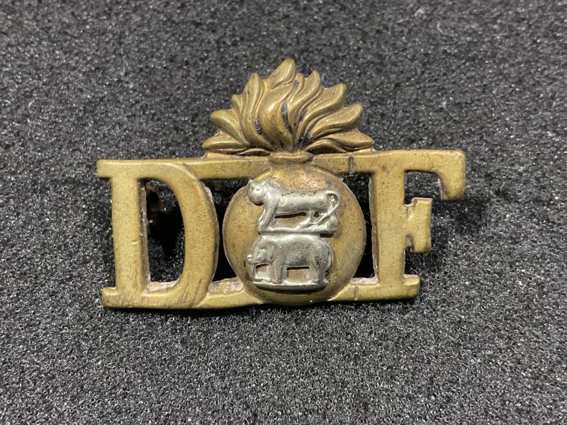 Officers Dublin Fusiliers shoulder title circa 1900