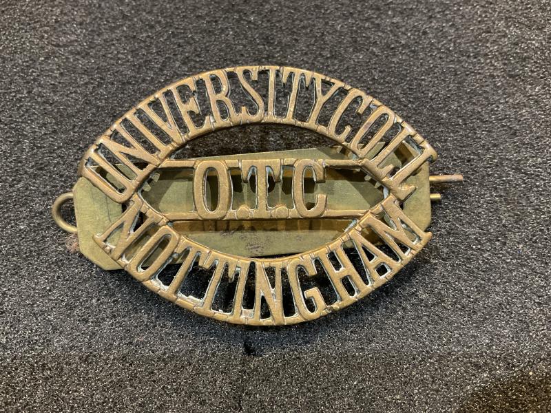 University College Nottingham O.T.C shoulder title