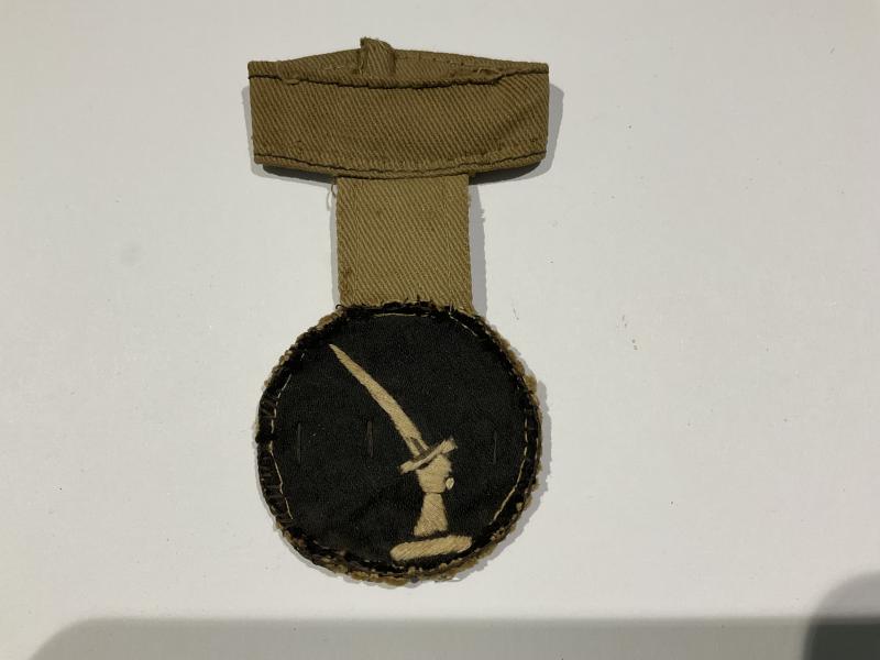 WW2 20th Indian division formation sign on shoulder hanger