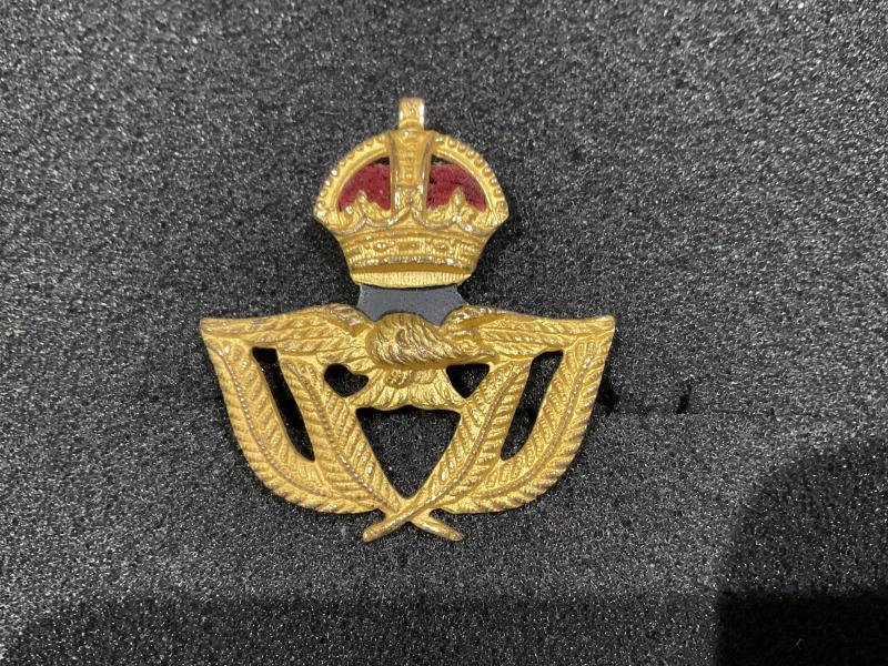 K/C R.A.F Warrant Officers beret badge