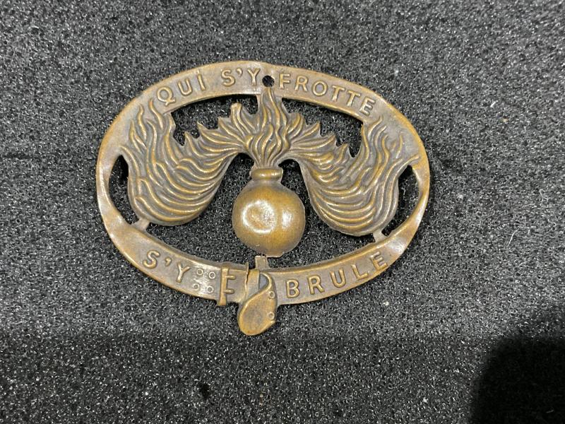 WW1 9th Battalion Tank Corps brass sleeve badge