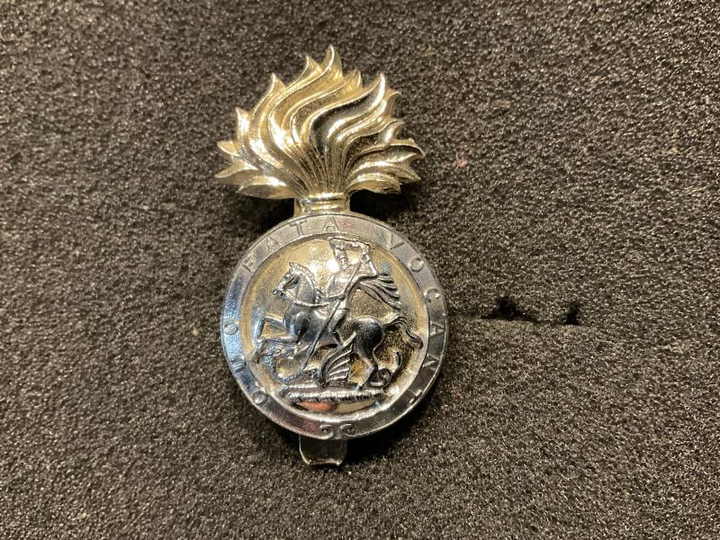 Anodised Northumberland Fusiliers cap badge