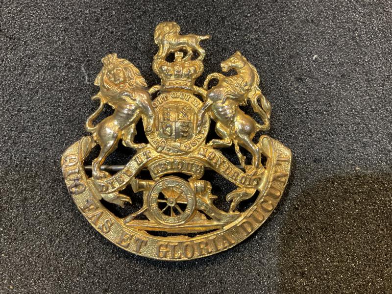 Q.V.C Royal Artillery officers pouch badge/ sweetheart
