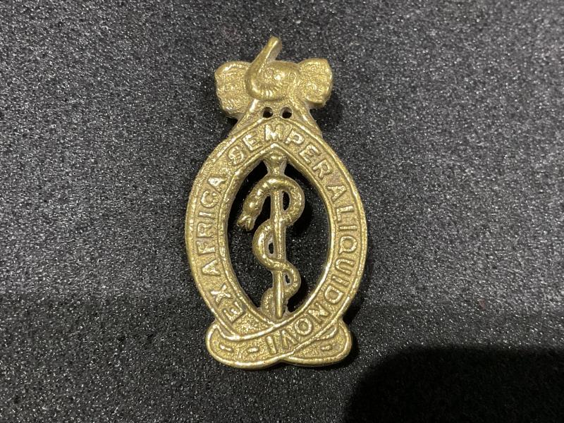 WW2 East African Medical Corps cap badge