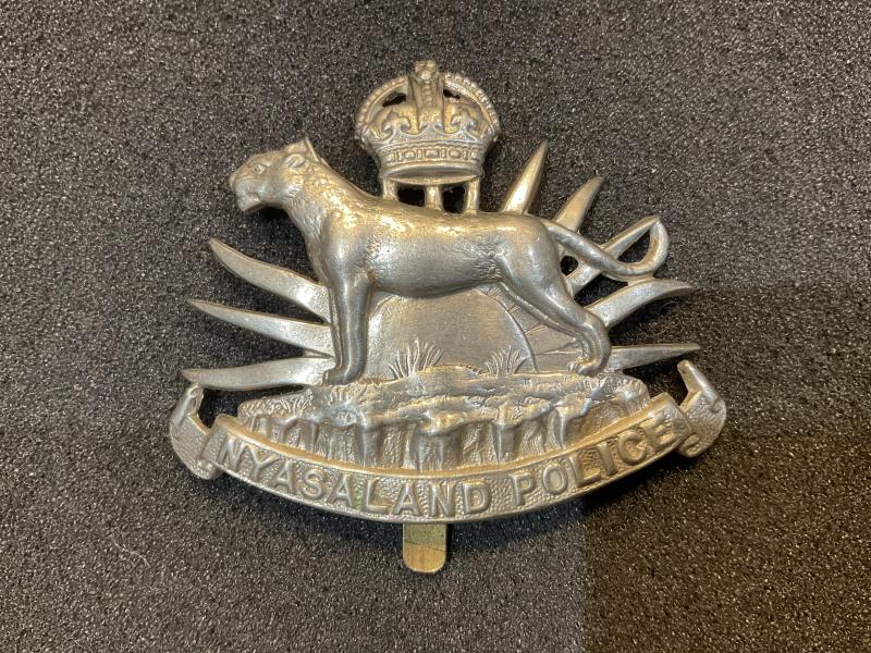 Nyasaland Police cap badge by Dowler