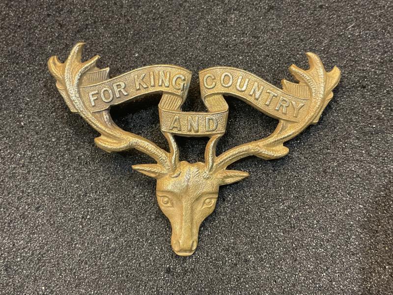 WW1 NZ 12th (Otago) Mounted Rifles cap badge by Gaunt