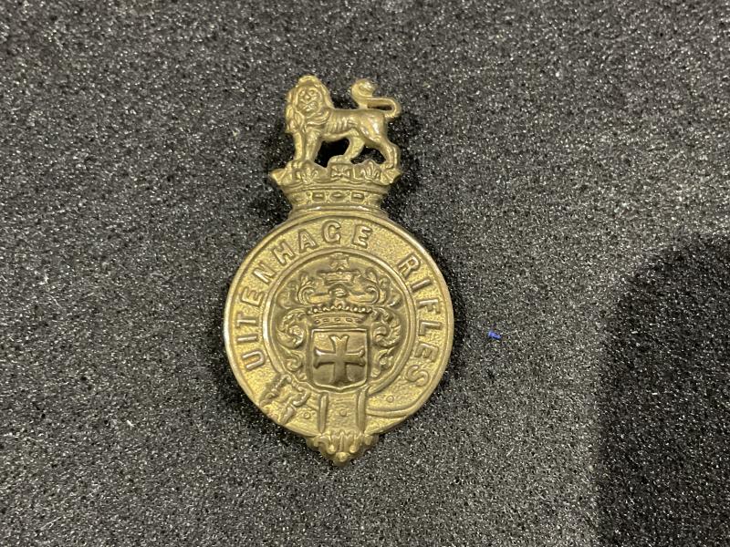 South African Uitenhage Rifles cap badge 1902-13