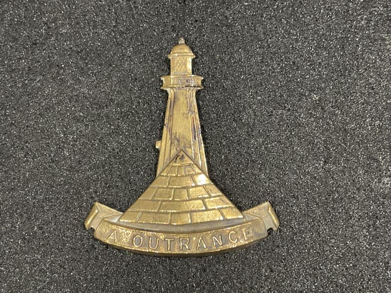 South African Regiment Alcoa Bay cap badge