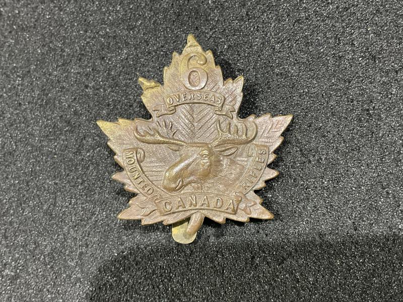WW1 CEF 6th (Amherst) Mounted Rifles cap badge