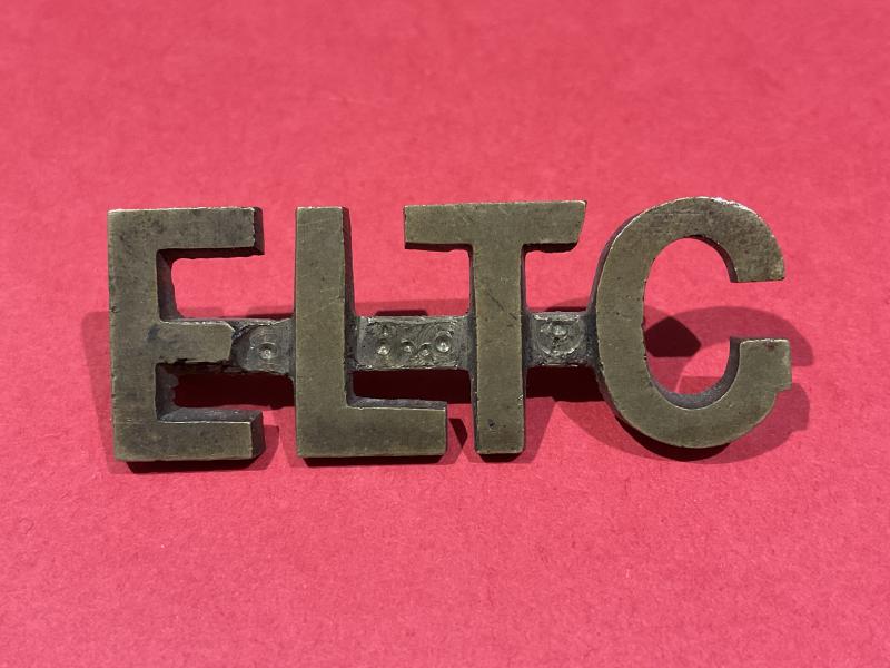 Boer War E.L.T.G (East London Town Guard) shoulder title