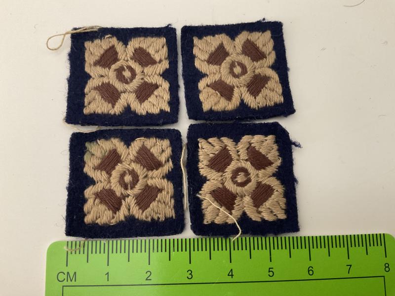 WW2 British/Commonwealth Infantry officers cloth pips