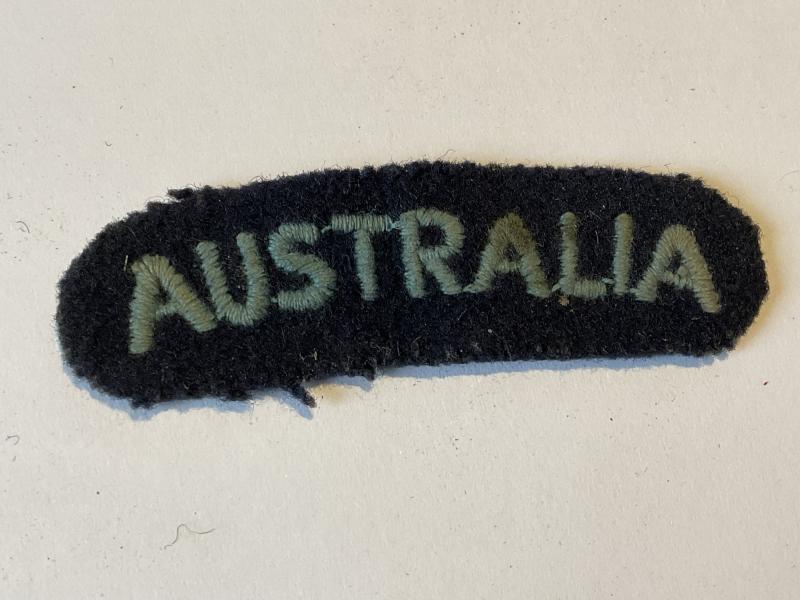 WW2 R.A.A.F cloth AUSTRALIA shoulder title