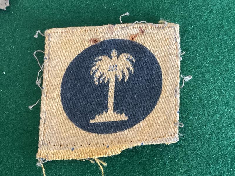 West Africa Gold Coast District printed formation sign.