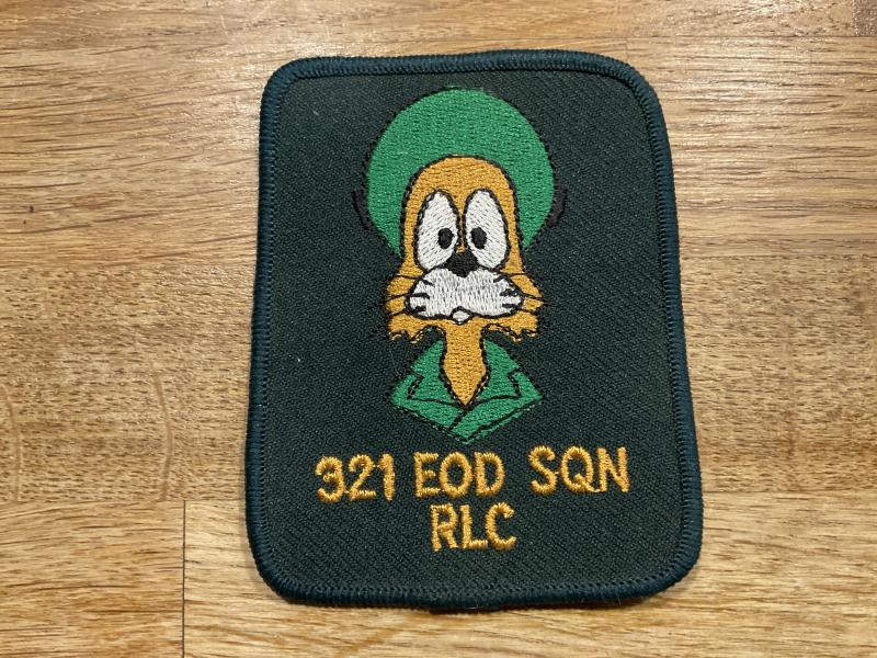 321 E.O.D Squadron RLC TRF badge.