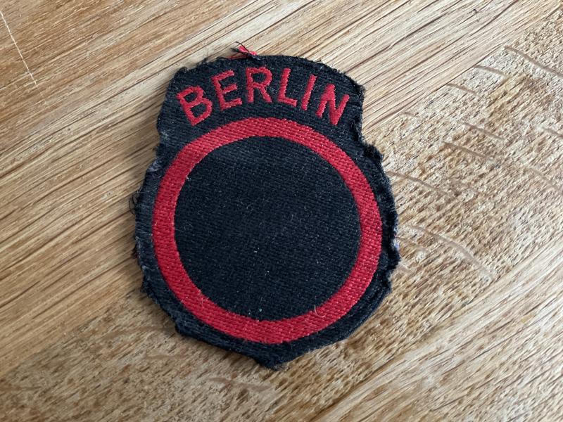 British Troops Berlin formation sign.