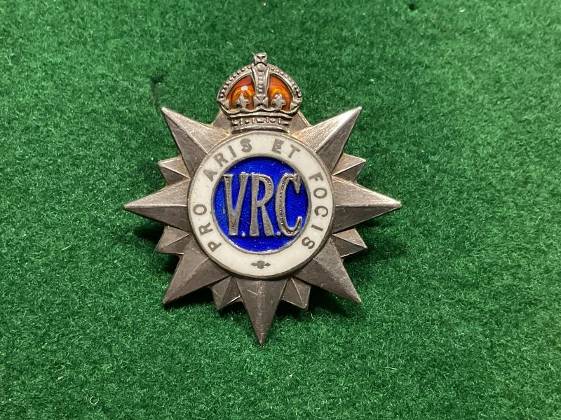 WW1 CEF Victoria Rifles of Canada 1917 hallmarked silver sweetheart.