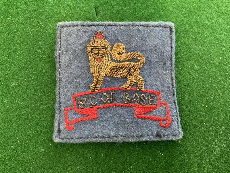 BCOF Base; British Commonwealth Occupation Forces Base , Japan formation sign.