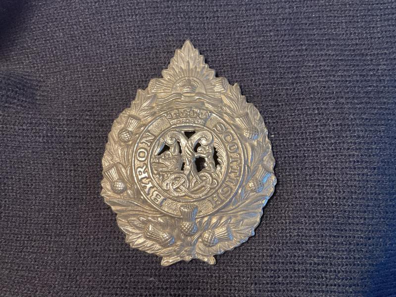 Australian 41st Infantry Battalion, The Byron Scottish cap badge.