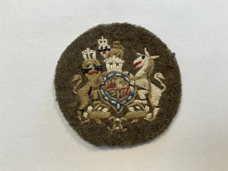 WW1/2 circular British Army warrant officers sleeve badge.