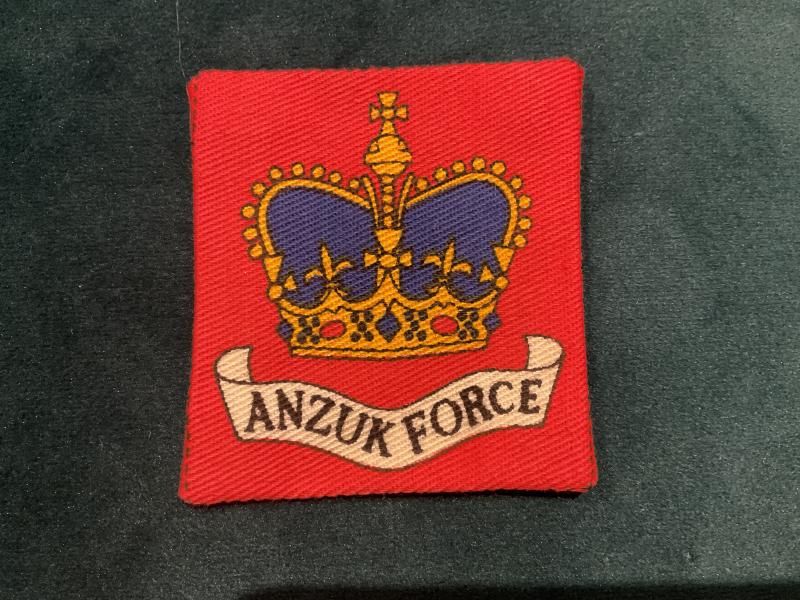 ANZUK FORCE Printed formation sign