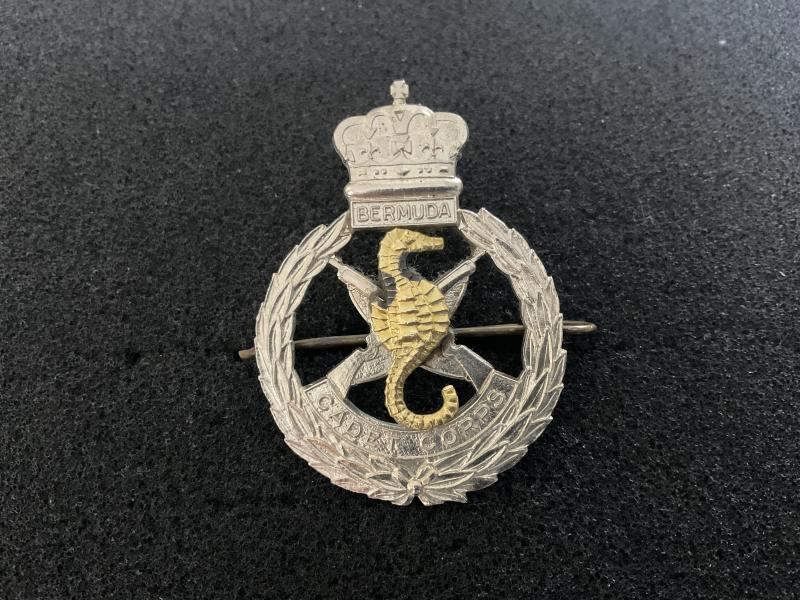 Bermuda Cadet Corps cap badge.