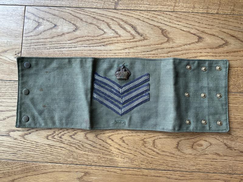 WW2 R.A.F Flight Sergeants overalls arm band/brassard.
