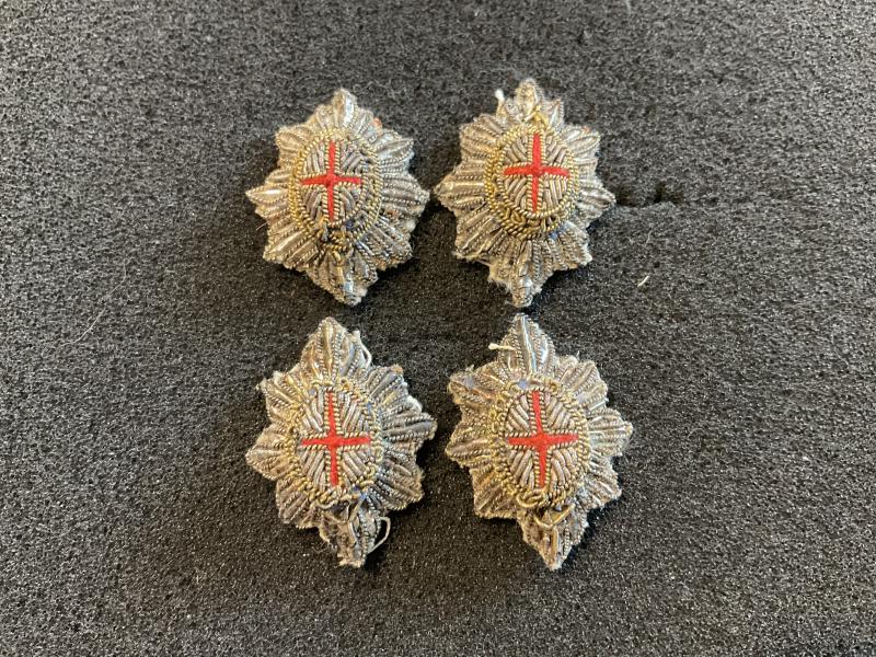Guards Lieutenants silver bullion full dress rank pips.