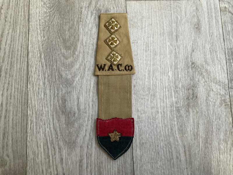 ww2 Captains women's auxiliary corps india shoulder slide