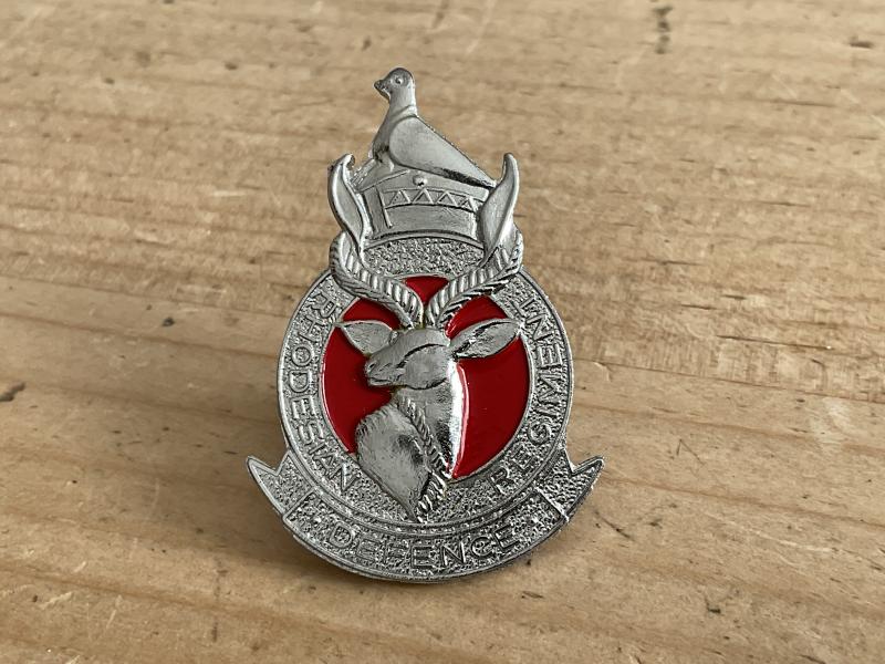 Rhodesia Defence Regiment cap badge.