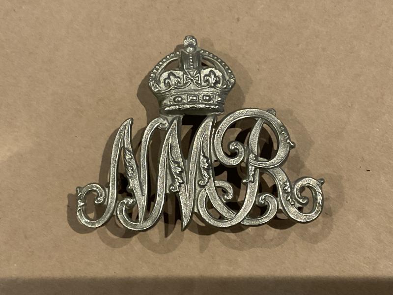 S.A Natal Mounted Rifles helmet plate circa 1922-43.