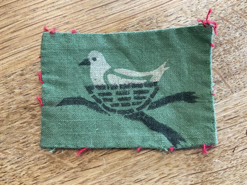 WW2 Northern Ireland District printed formation sign.